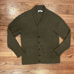 Steven Alan Olive Cardigan Sweater